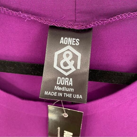 Agnes & Dora Women’s Round Neck Purple Everyday Tank Tunic size M - Picture 2 of 3